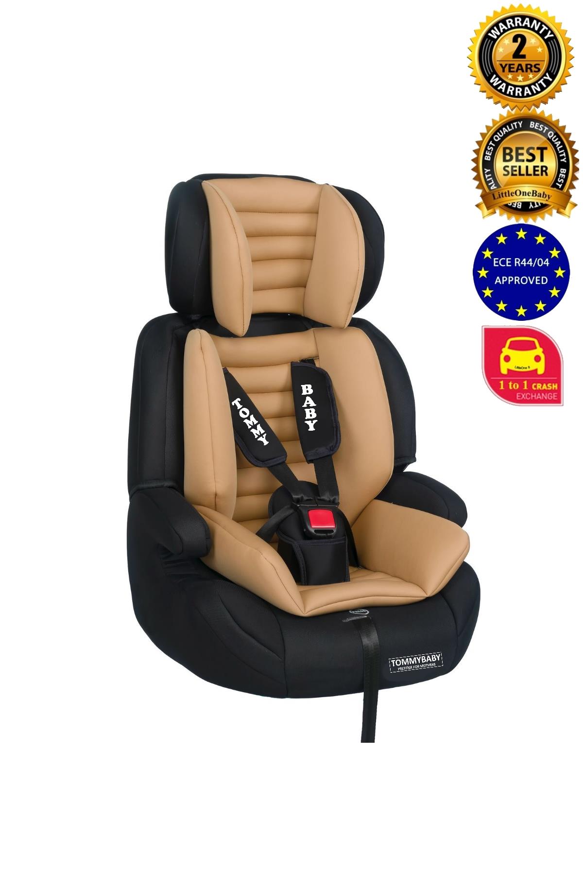 Tommybaby 9-36 Kg Bebek & Çocuk Oto Koltuk BEJ