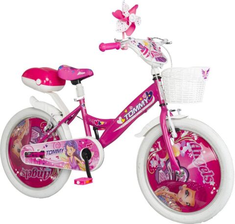 TommyBike Kız Bisikleti 7-10 Yaş Çocuk Bisikleti 20 Jant Bisiklet Kapaklı