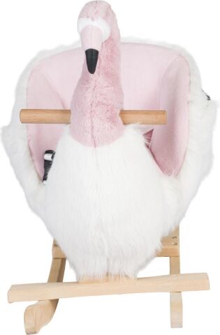 TommyBaby Egitici Peluş Sallanan At Ahsap Sallanan At BEYAZ