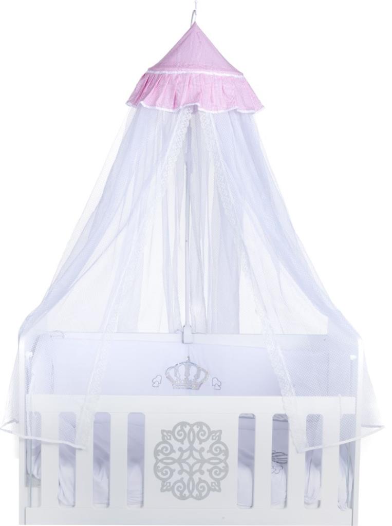 Tommybaby Point Lüx Tavandan Asmalı Bebek Beşik Cibinlik PEMBE