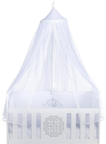 Tommybaby Fancy Lüx Tavandan Asmalı Bebek Beşik Cibinlik BEYAZ