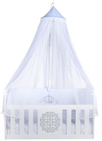 Tommybaby Fancy Lüx Tavandan Asmalı Bebek Beşik Cibinlik MAVİ