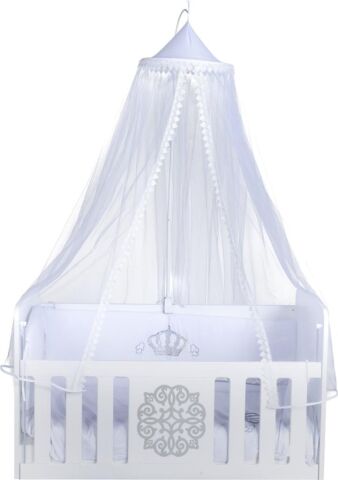 Tommybaby Shadow Lüx Tavandan Asmalı Bebek Beşik Cibinliği BEYAZ