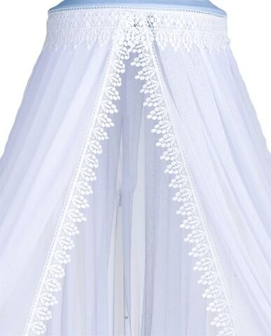 Tommybaby Prestige Lüx Tavandan Asmalı Bebek Beşik Cibinlik BEYAZ