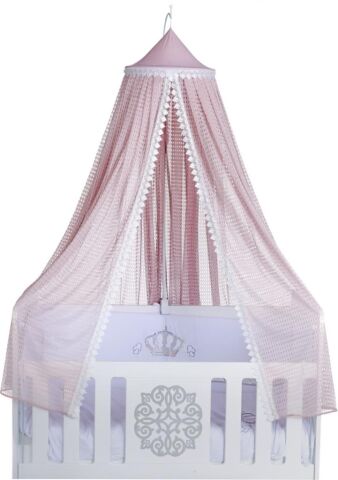Tommybaby Honey Lüx Tavandan Asmalı Bebek Beşik Cibinlik PEMBE