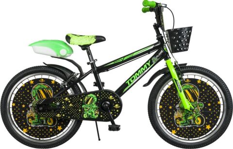 TommyBike 16 jant Bisiklet Lüx Aksesuarlı Cocuk Bisikleti 5-8 Yaş YEŞİL
