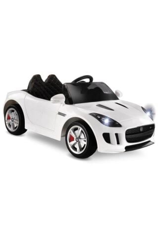442 Cougar Akülü Araba 12v Uzaktan Kumandalı Beyaz KIRMIZI
