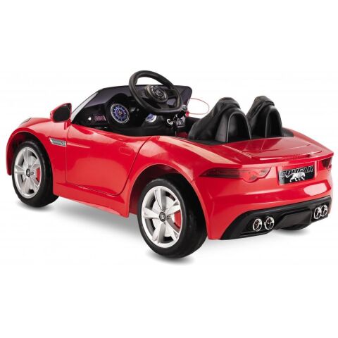 442 Cougar Akülü Araba 12v Uzaktan Kumandalı Beyaz KIRMIZI