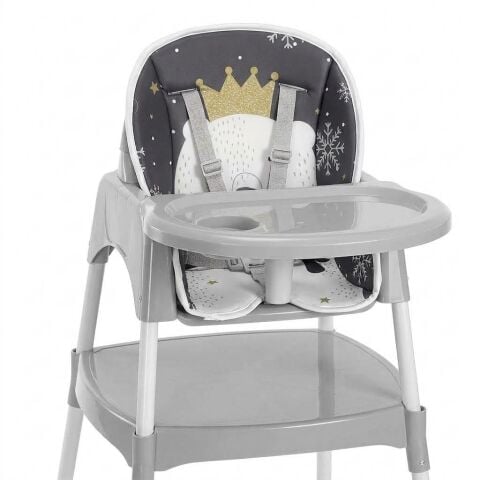 TommyBaby 3 in 1 Çalışma Masalı ve Pedli Mama Sandalyesi KRAL AYI