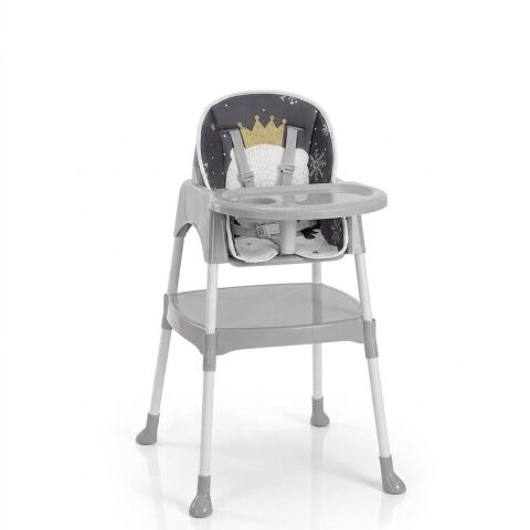 TommyBaby 3 in 1 Çalışma Masalı ve Pedli Mama Sandalyesi KRAL AYI
