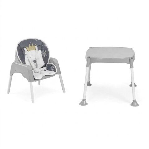 TommyBaby 3 in 1 Çalışma Masalı ve Pedli Mama Sandalyesi KRAL AYI