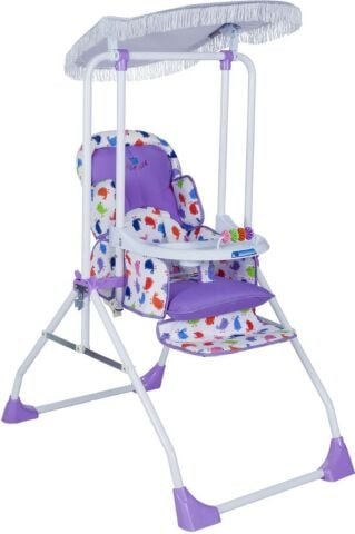 Taşpınar Lüx Tam Yatar Bebek Salıncak & Mama Sandalyesi LACİVERT