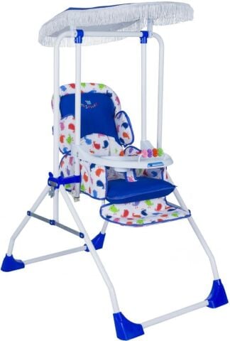 Taşpınar Lüx Tam Yatar Bebek Salıncak & Mama Sandalyesi LACİVERT