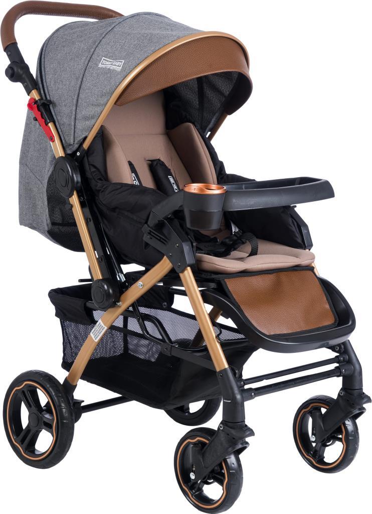 Tommybaby Tornado Plus Gold Alüminyum Lüx Çift Yön Bebek Arabası FÜME