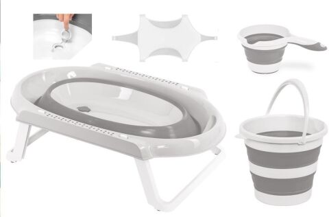 TommyBaby Katlanır Küvet Seti 4 lü Set Banyo Seti