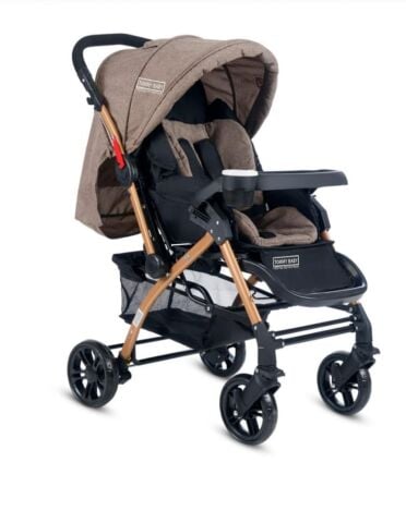 Tommybaby Eagle Gold Alüminyum Lüx Çift Yön Bebek Arabası BEJ