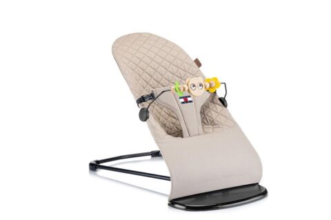 TommyBabay Millenium Cotton Bebekler Için Üç Kademeli Kolay Taşınabilir Sallanan Oyuncaklı  Ana Kucağı GRİ