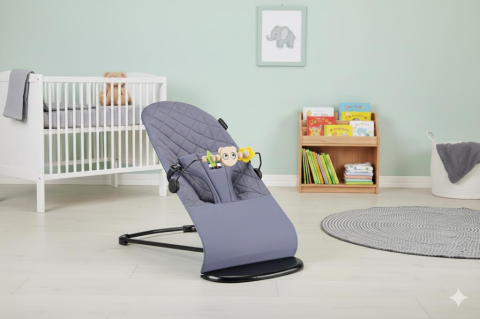 TommyBabay Millenium Cotton Bebekler Için Üç Kademeli Kolay Taşınabilir Sallanan Oyuncaklı  Ana Kucağı