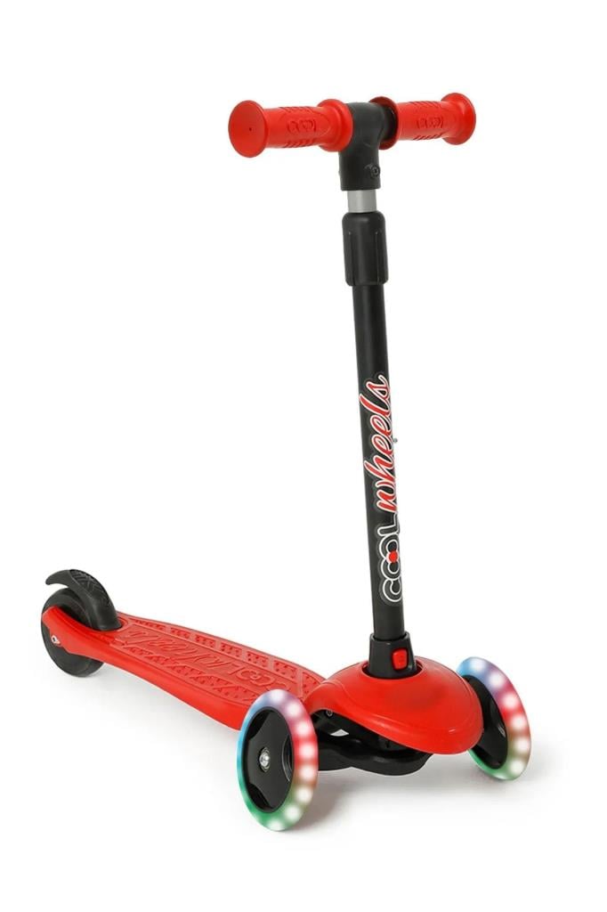 COOL WHEELS STAR IŞIKLI SCOOTER 3-5 YAŞ KIRMIZI