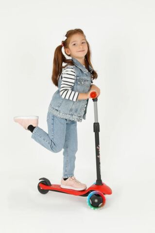 COOL WHEELS STAR IŞIKLI SCOOTER 3-5 YAŞ KIRMIZI