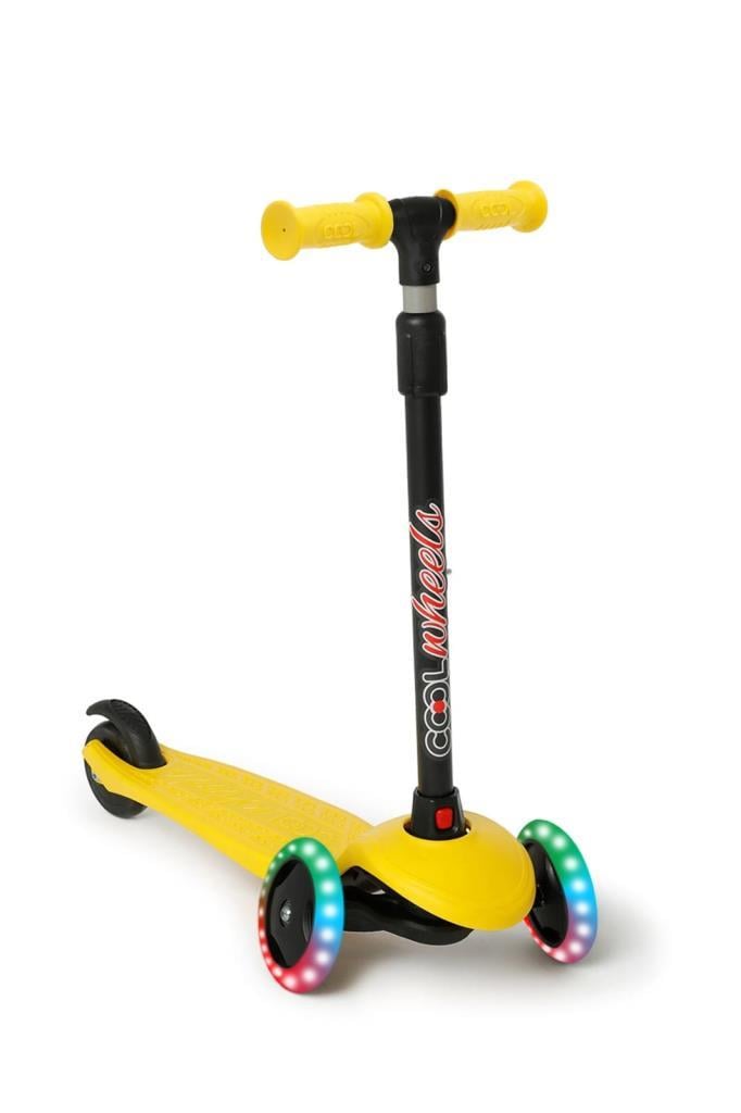 COOL WHEELS STAR IŞIKLI SCOOTER 3-5 YAŞ SARI