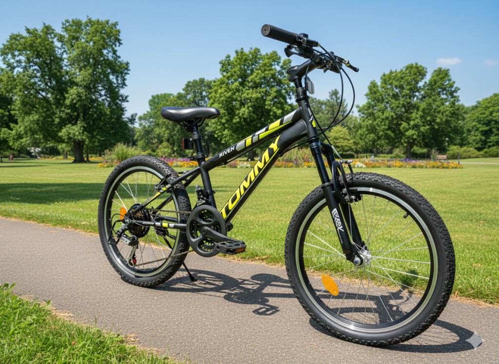 TommyBike RIVEN ÇELİK Kadro 20 Jant 21 Vites Dağ Bisikleti SARI
