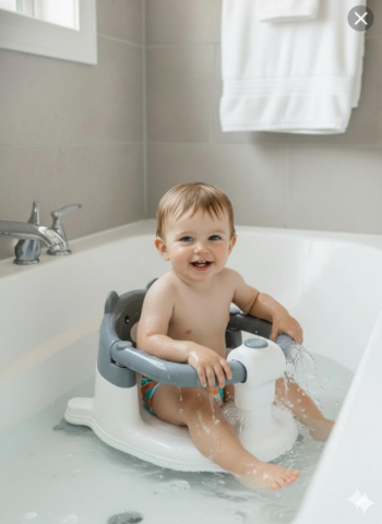TommyBaby Lüx Banyo Oturağı Mama Oturağı Bebek Banyo Oturağı YEŞİL