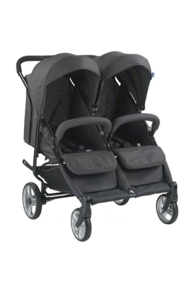BH-3077 CITY TWIN İKİZ PUSET BEBEK ARABASI SİYAH