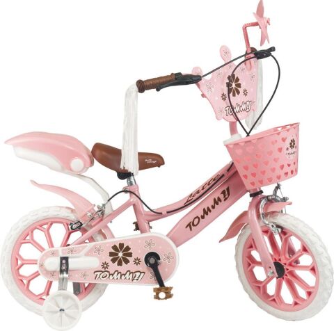 TommyBaby 15 Jant Çocuk Bisiklet 4-5-6 Yaş PUDRA PEMBE