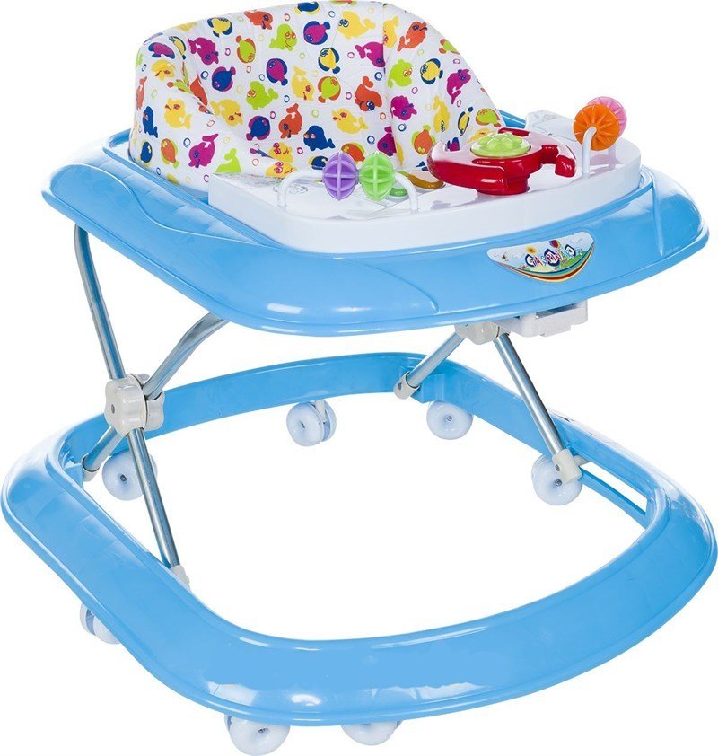 Taşpınar 3 Kademeli Lüx 5 Ayrı Melodili Yürüteç MAVİ