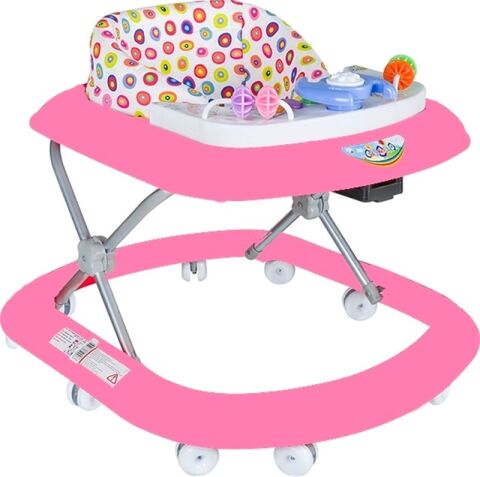 Taşpınar 3 Kademeli Lüx 5 Ayrı Melodili Yürüteç PEMBE