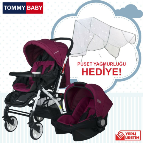 Tommybaby Eagle Travel (Seyahat) Sistem Bebek Arabası