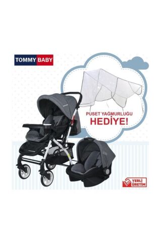 Tommybaby Eagle Travel (Seyahat) Sistem Bebek Arabası FÜME