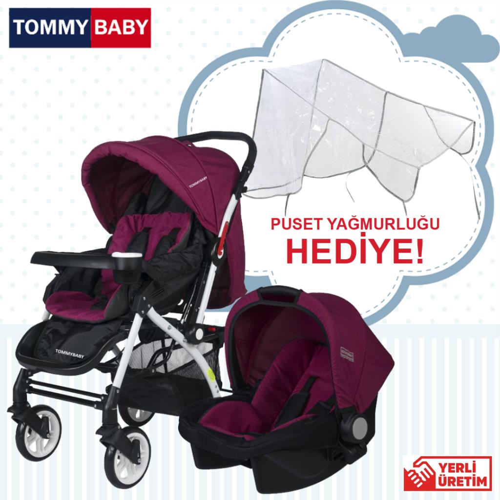 Tommybaby Eagle Travel (Seyahat) Sistem Bebek Arabası MÜRDÜM