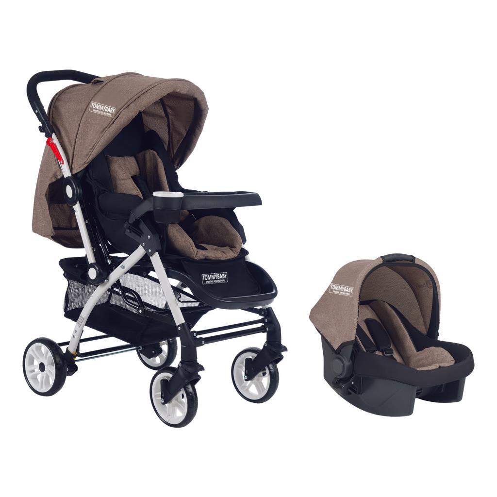 Tommybaby Eagle Travel (Seyahat) Sistem Bebek Arabası KAHVERENGİ
