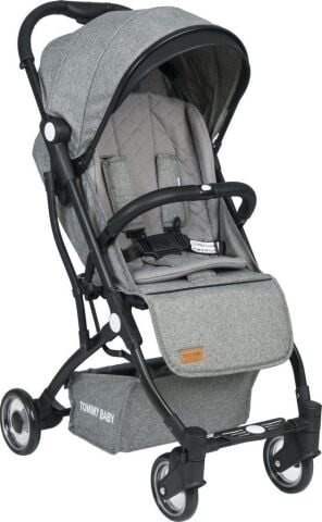 TommyBaby İnci 3 lü Set Kabin Bebek Arabası Katlanır Beşik Kanguru GRİ
