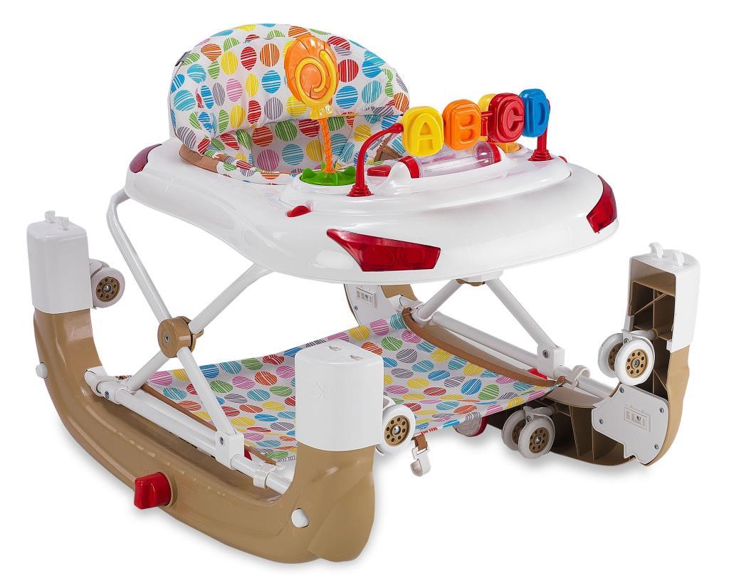 BabyHope 219 Tobby Sallanır Arabam Yürüteç KAHVERENGİ