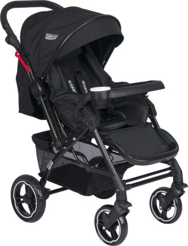 TommyBaby Tornado Travel Çift Yönlü Bebek Arabası Seyahat Sistem Puset GRİ