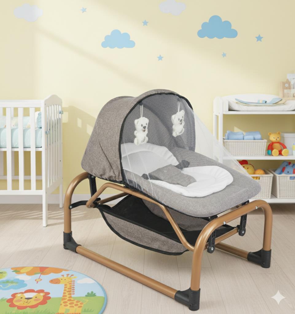 TommyBaby Ana Dizi Ana Kucağı Beşik KAHVERENGİ