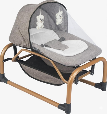 TommyBaby Ana Dizi Ana Kucağı Beşik KAHVERENGİ
