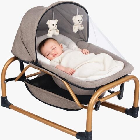 TommyBaby Ana Dizi Ana Kucağı Beşik KAHVERENGİ