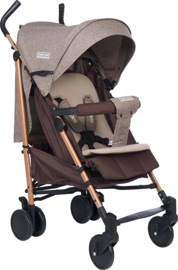 Resim TommyBaby Luppo Gold Tam Yatar Baston Bebek Arabası Puset 