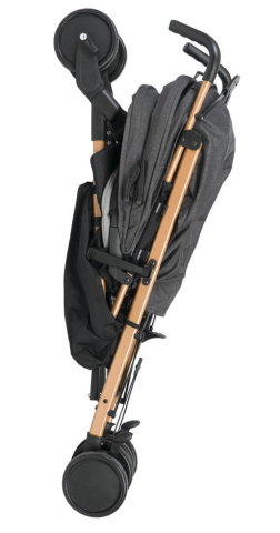 TommyBaby Luppo Gold Tam Yatar Baston Bebek Arabası Puset SİYAH