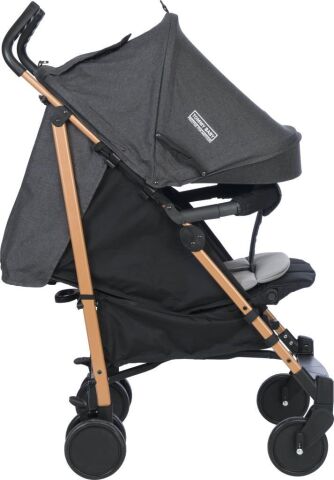 TommyBaby Luppo Gold Tam Yatar Baston Bebek Arabası Puset ANTRASİT