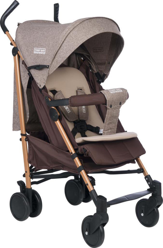 TommyBaby Luppo Gold Tam Yatar Baston Bebek Arabası Puset KAHVERENGİ