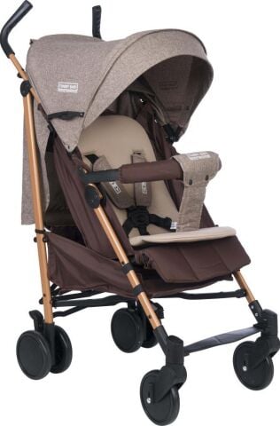 TommyBaby Luppo Gold Tam Yatar Baston Bebek Arabası Puset KAHVERENGİ