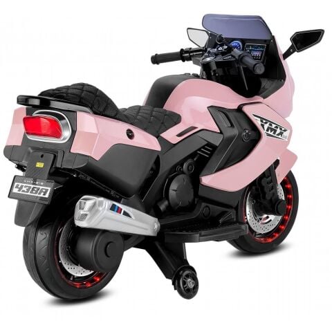 438 Xmx Akülü Motor 12 Volt PEMBE