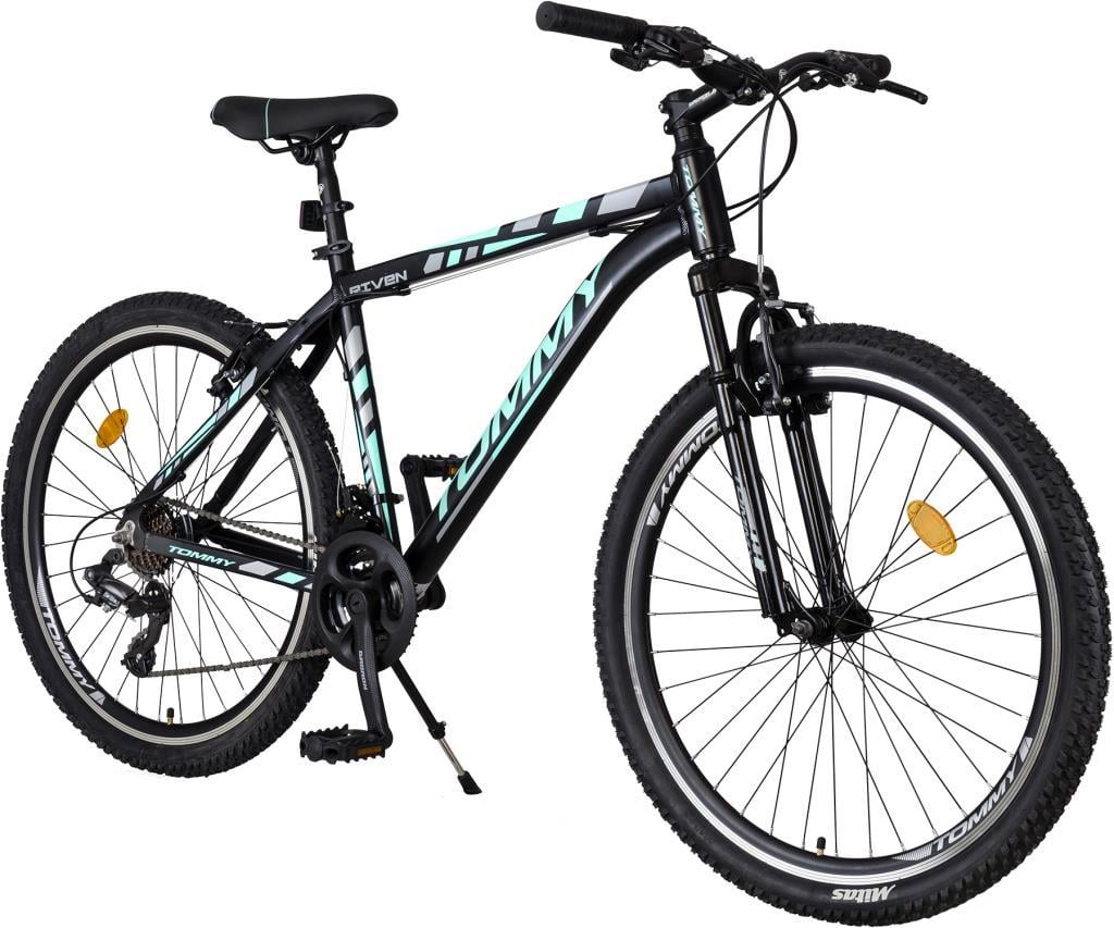 TommyBike RIVEN Alüminyum Kadro 24 Jant  21 Vites Dağ Bisikleti TURKUAZ