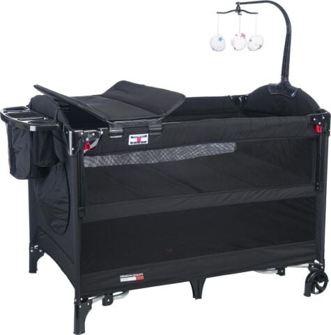 TommyBaby TEDY Anne Yanı Oyun Parkı Beşik 70x110 ANTRASİT