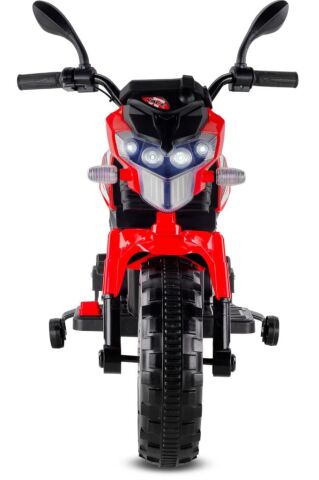 447 Motocross Akülü Motor Çocuk Motoru 12V Beyaz
